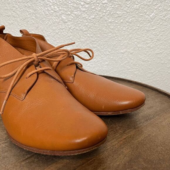 Cole Haan Tan Brown Leather Stellan Chukka Ankle Boots Women's Size 9 B - Picture 5 of 8